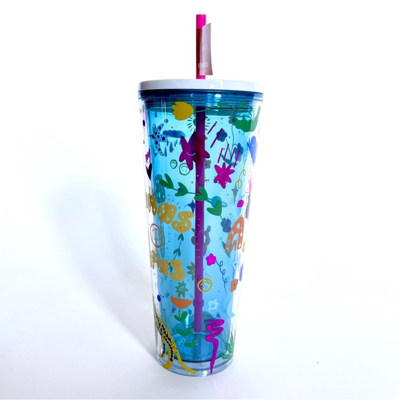 STARBUCKS 24oz TUMBLER BUENAS VIBRAS GOOD VIBES MANUELA GUILLEN LATIN AMERICAN - Picture 3 of 4